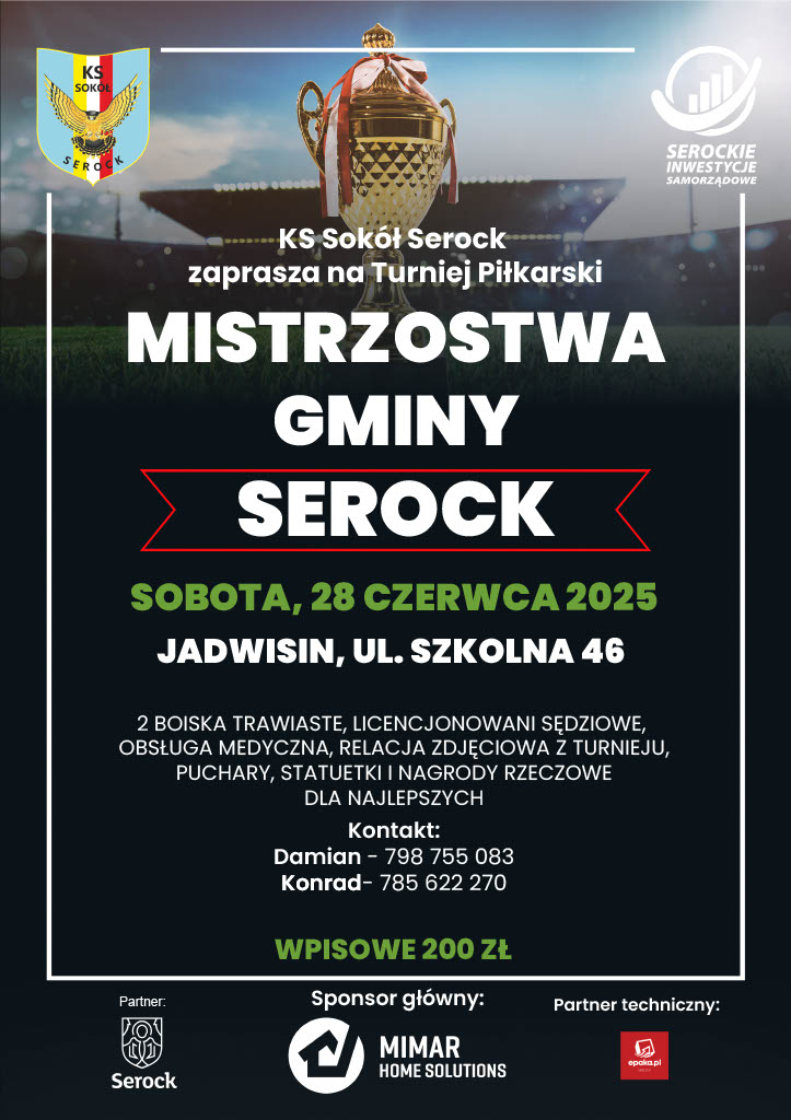 Zapraszamy na Turniej Piłkarski