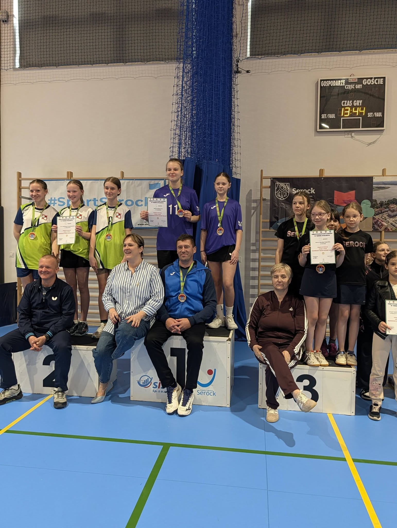 2 ZŁOTA podczas Międzypowiatowych Mistrzostw w tenisie stołowym