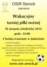 Wakacyjny turniej 6 piłkarskich w Jadwisinie