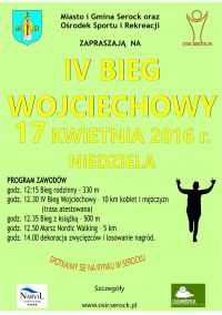 Ruszyły zapisy do IV BIEGU WOJCIECHOWEGO!