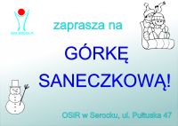 Zapraszamy na Górkę Saneczkową!