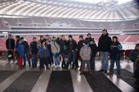 Wspomnienie z ferii - Zwiedzanie Stadionu Narodowego