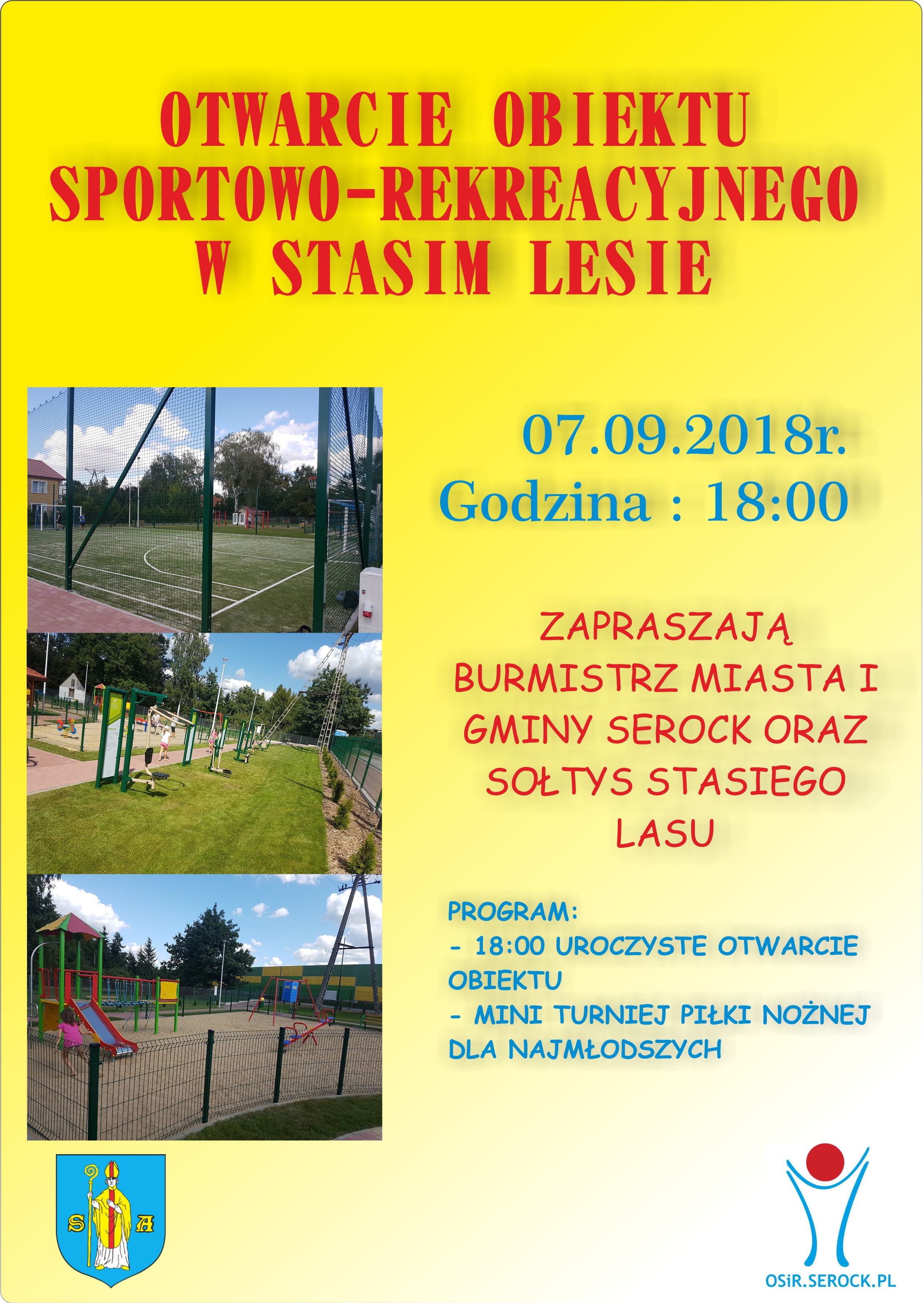 Otwarcie obiektu sportowo-rekreacyjnego w Stasim Lesie