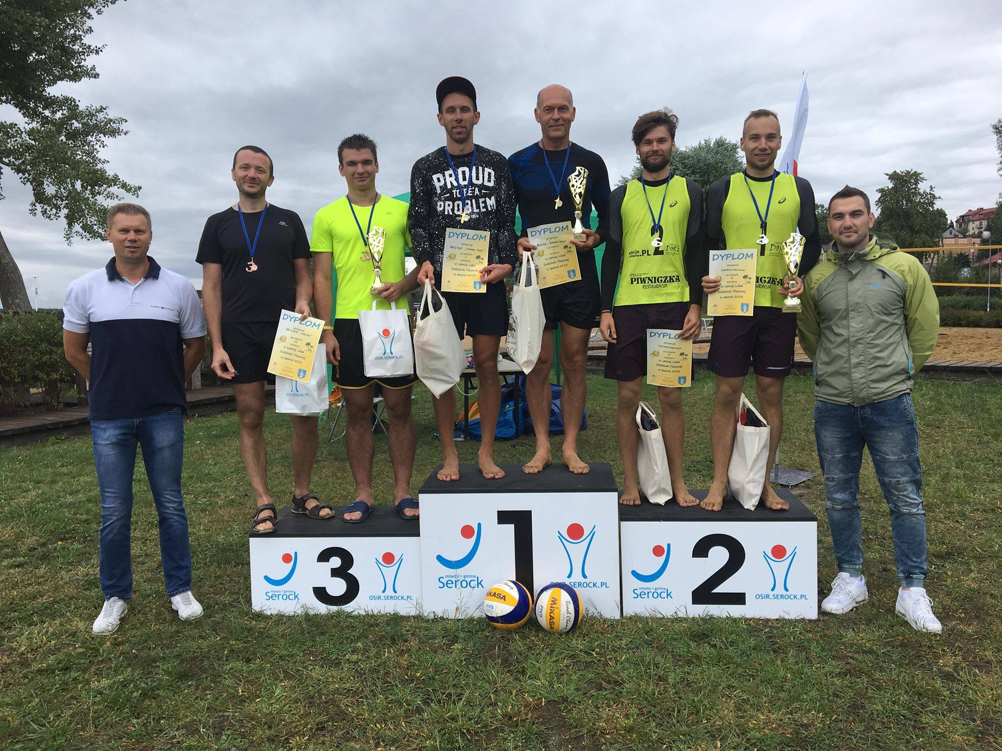,, Szaman Team '' zwycięzcą Letniej Ligi Siatkówki  Plażowej w Serocku !