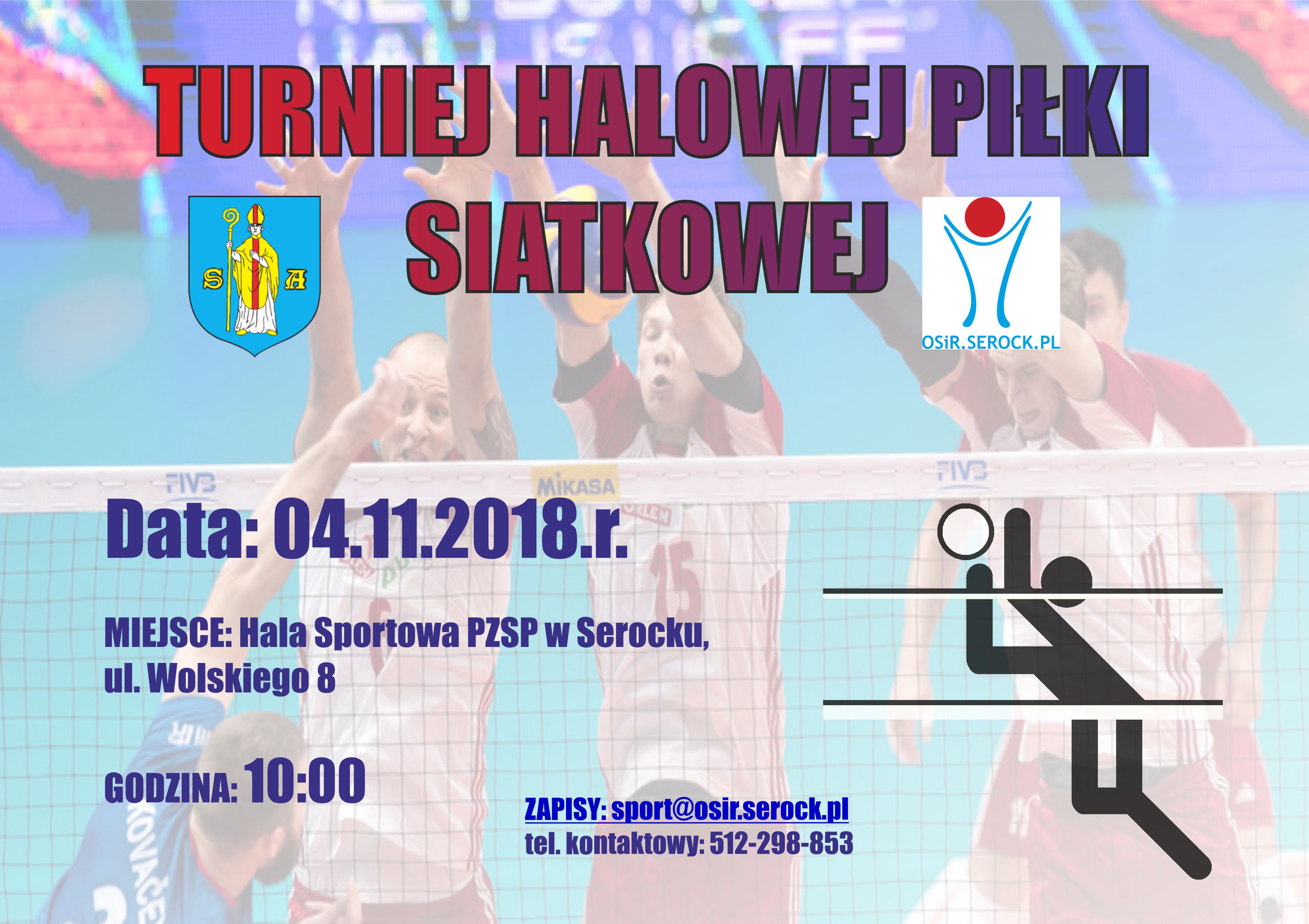 Zapisy na Turniej Halowej Piłki Siatkowej