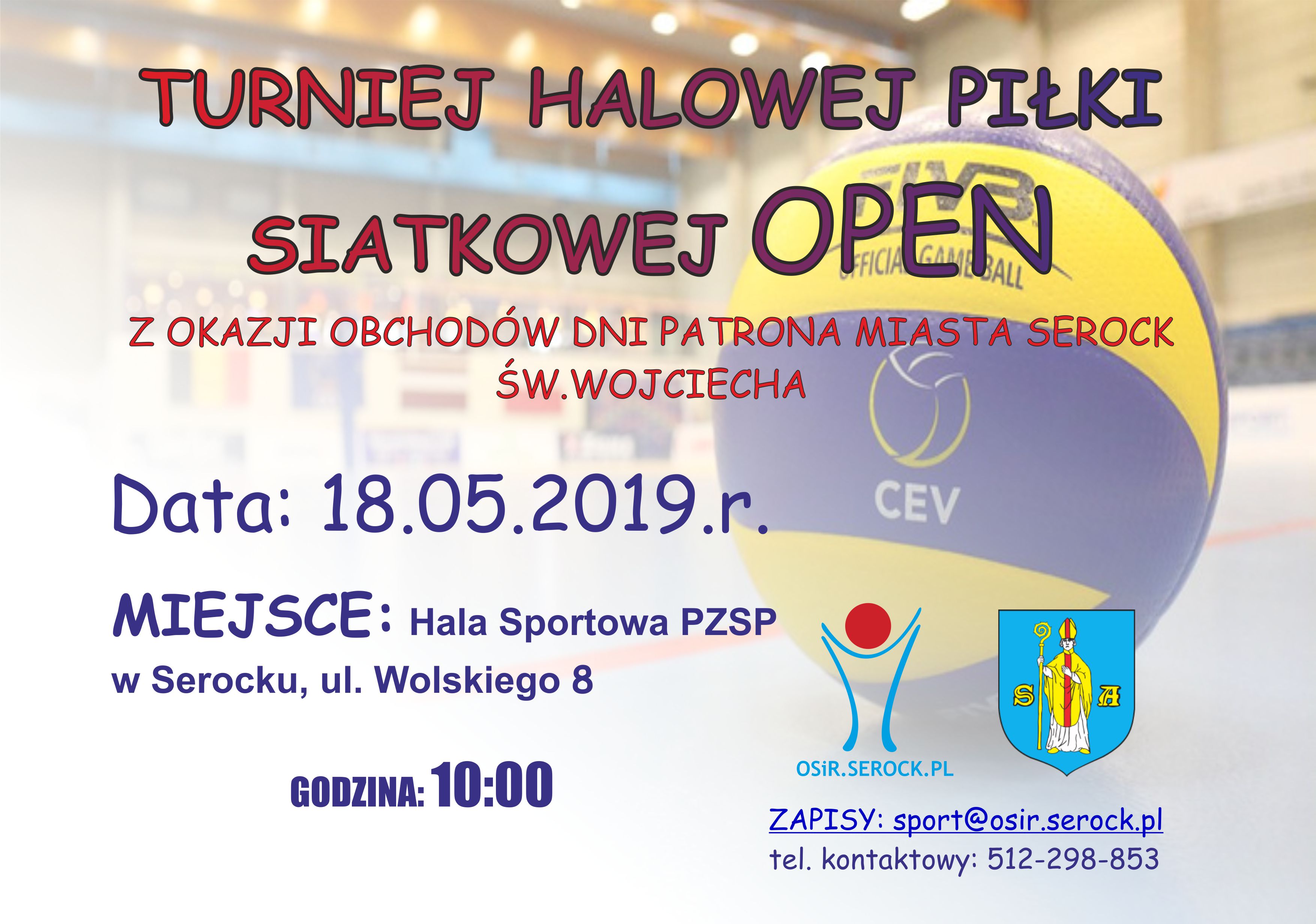 Zapisy na Wojciechowy Turniej Piłki Siatkowej OPEN