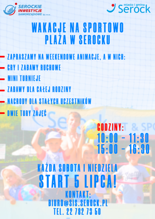 Animatorzy na plaży