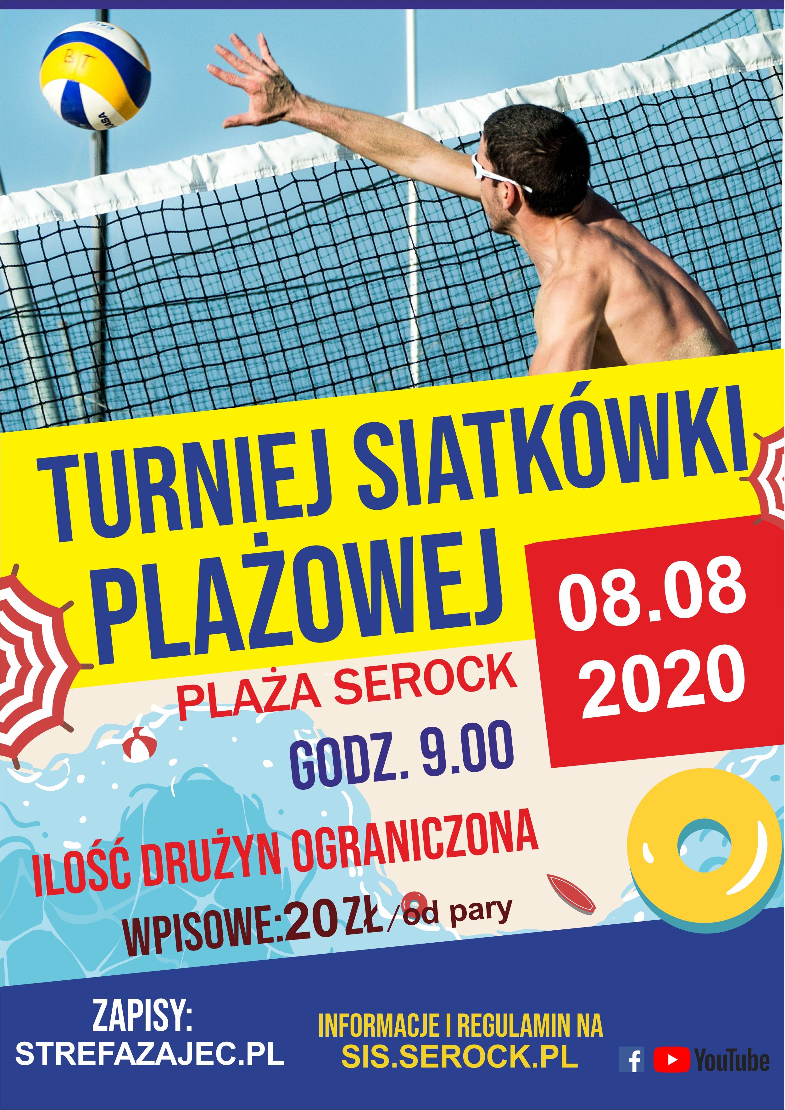 Zapisy na III turniej siatkówki plażowej
